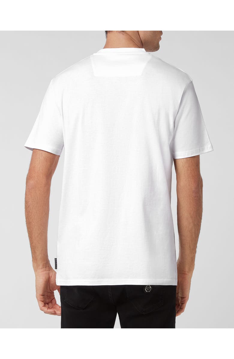 PHILIPP PLEIN T-Shirt Round Neck Ss Skull, Alternate, color, White