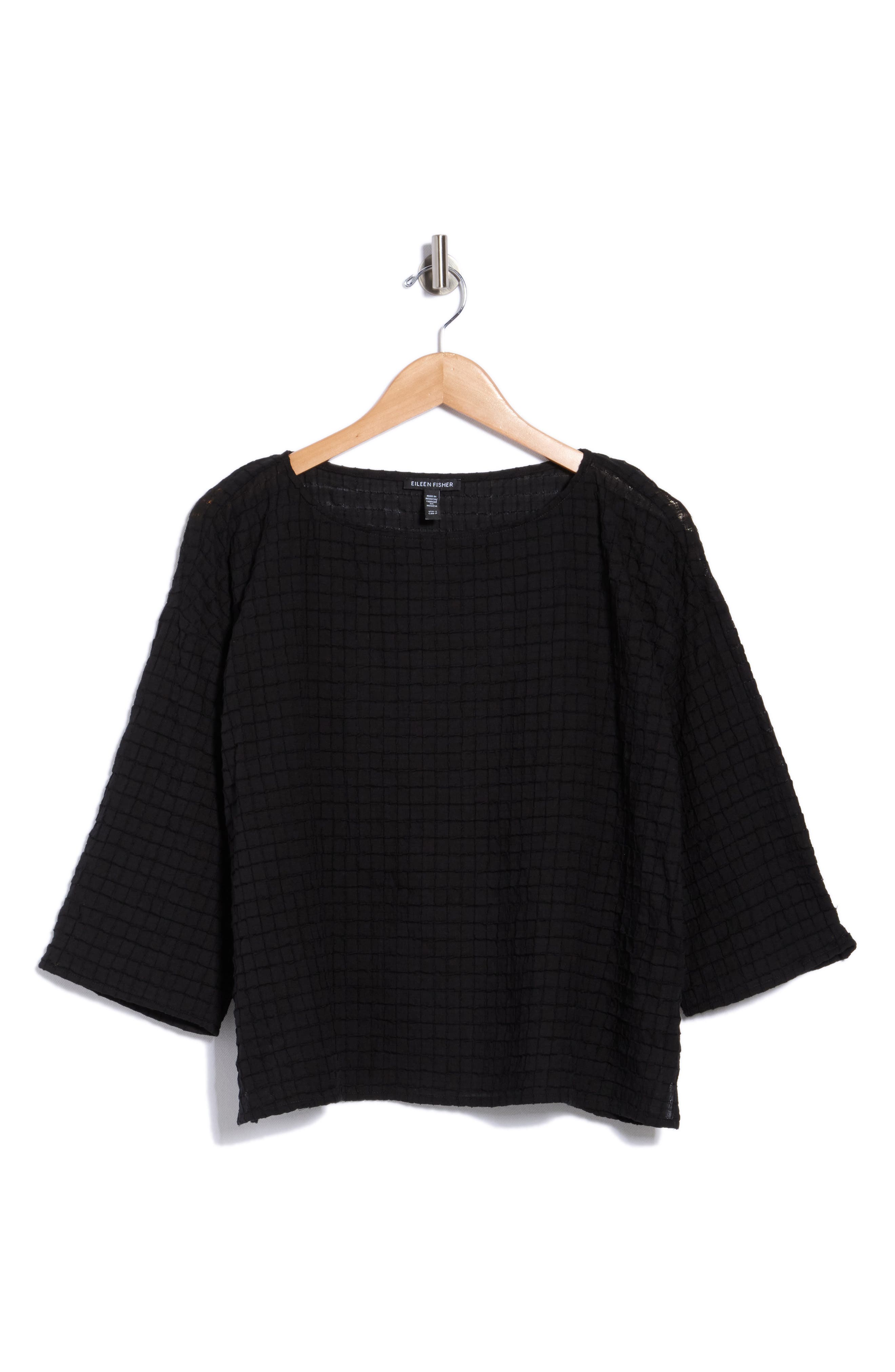 Stretch Organic Cotton Boxy Top