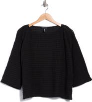 Eileen Fisher Stretch Organic Cotton Boxy Top
