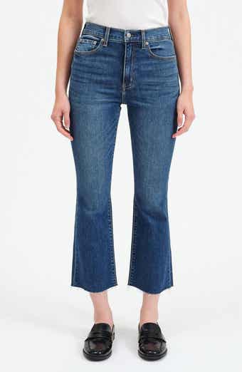 Shy Girl High Waist Crop Flare Jeans