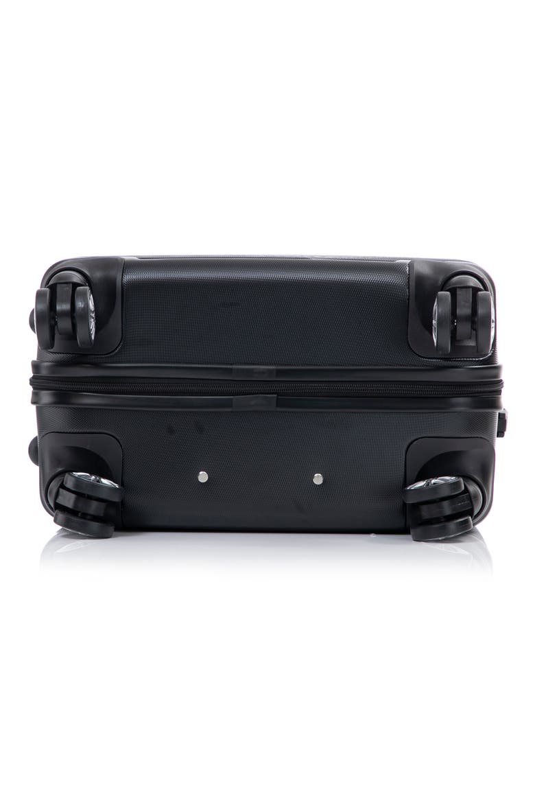 Shellar 3-Piece Hardside Spinner Luggage Set, Alternate, color, BLACK