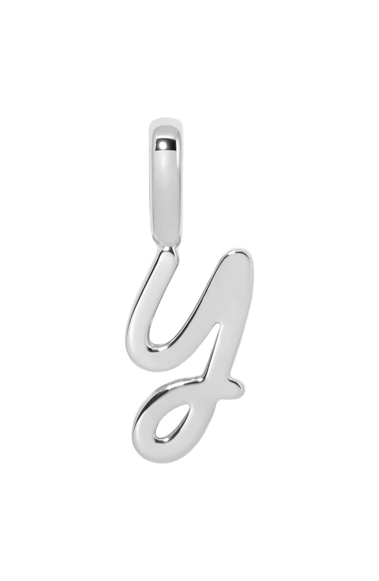 Silver Initial Y