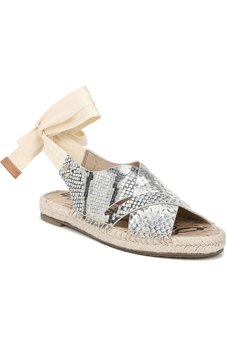 Sam Edelman Alisha Tie Slingback Espadrille Sandal, Main, color,