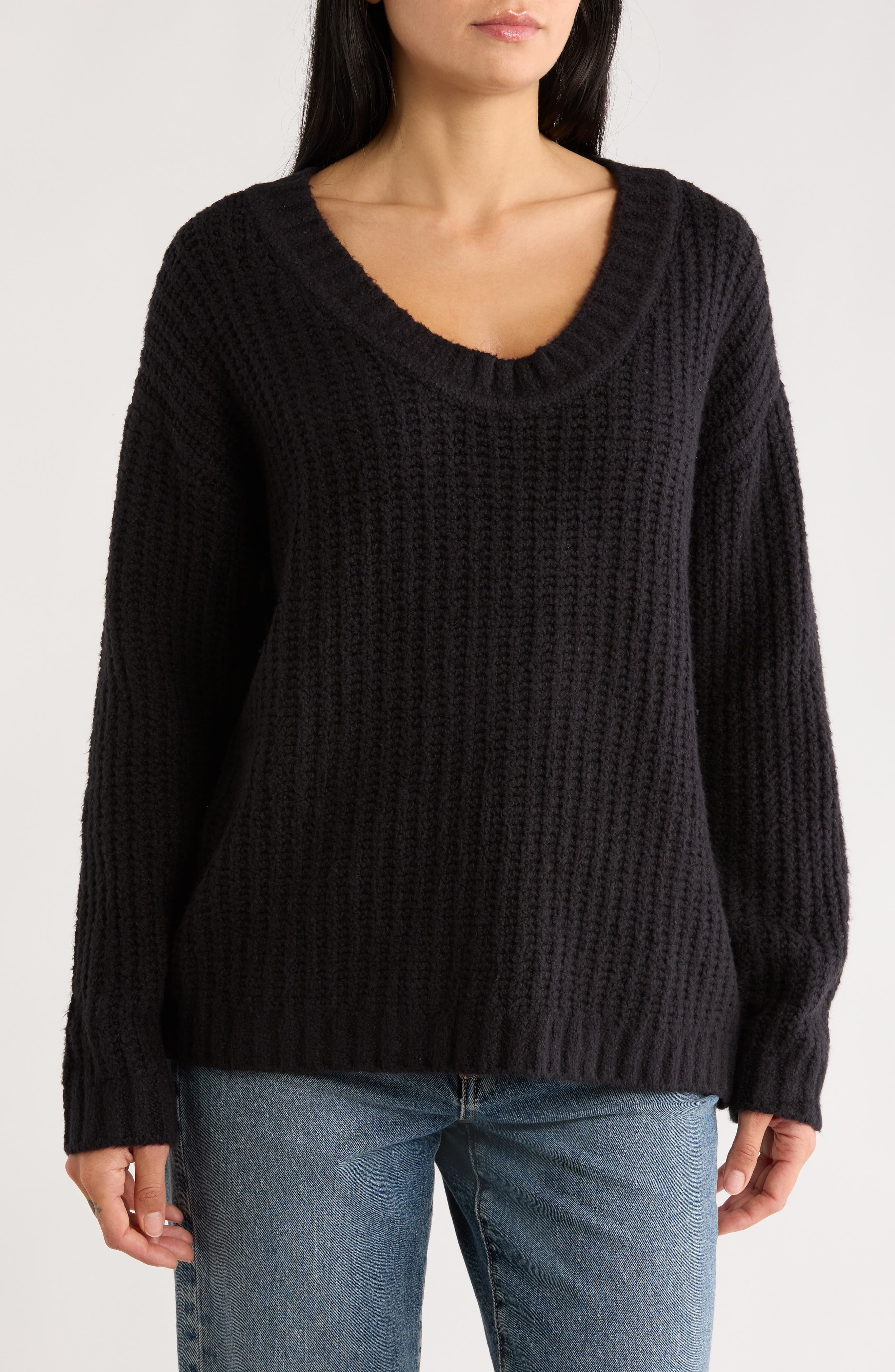 Florence by Mills Open Stitch V-Neck Pullover
