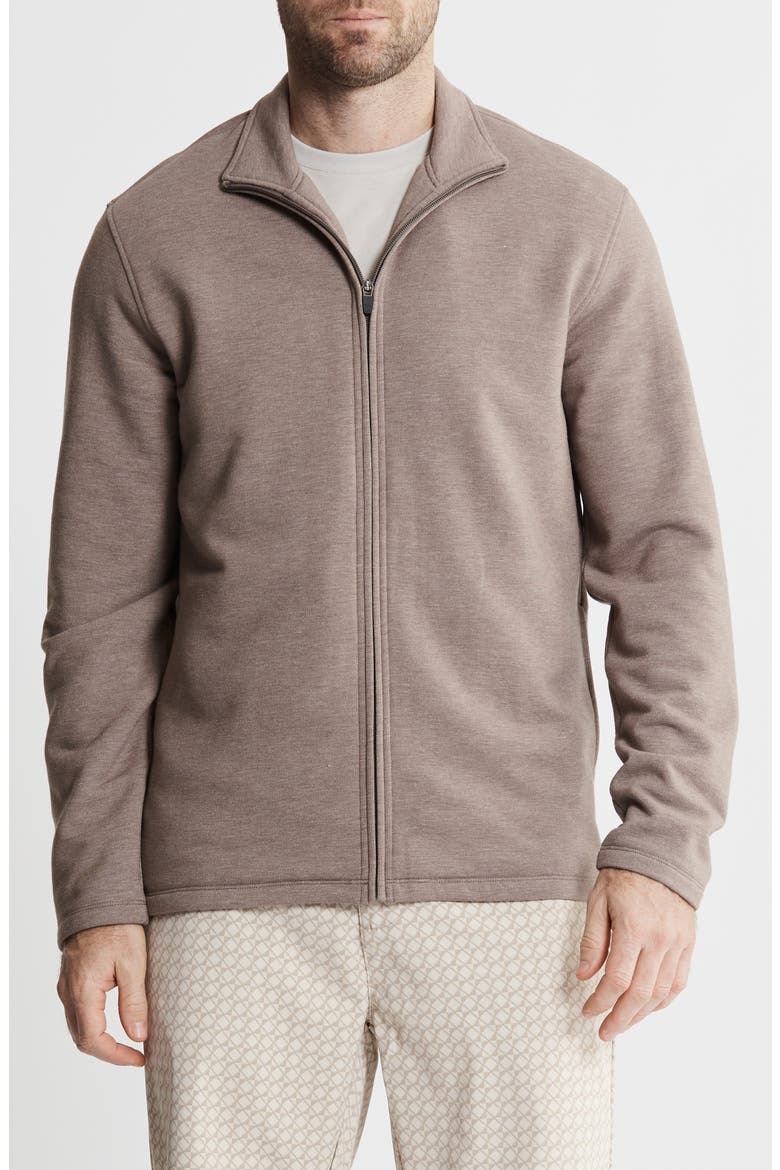 Tribeca Soft Touch Zip-Up Jacket, Main, color, OATMEAL