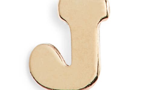 Nashelle Initial Pendant Necklace In Gold Fill - J