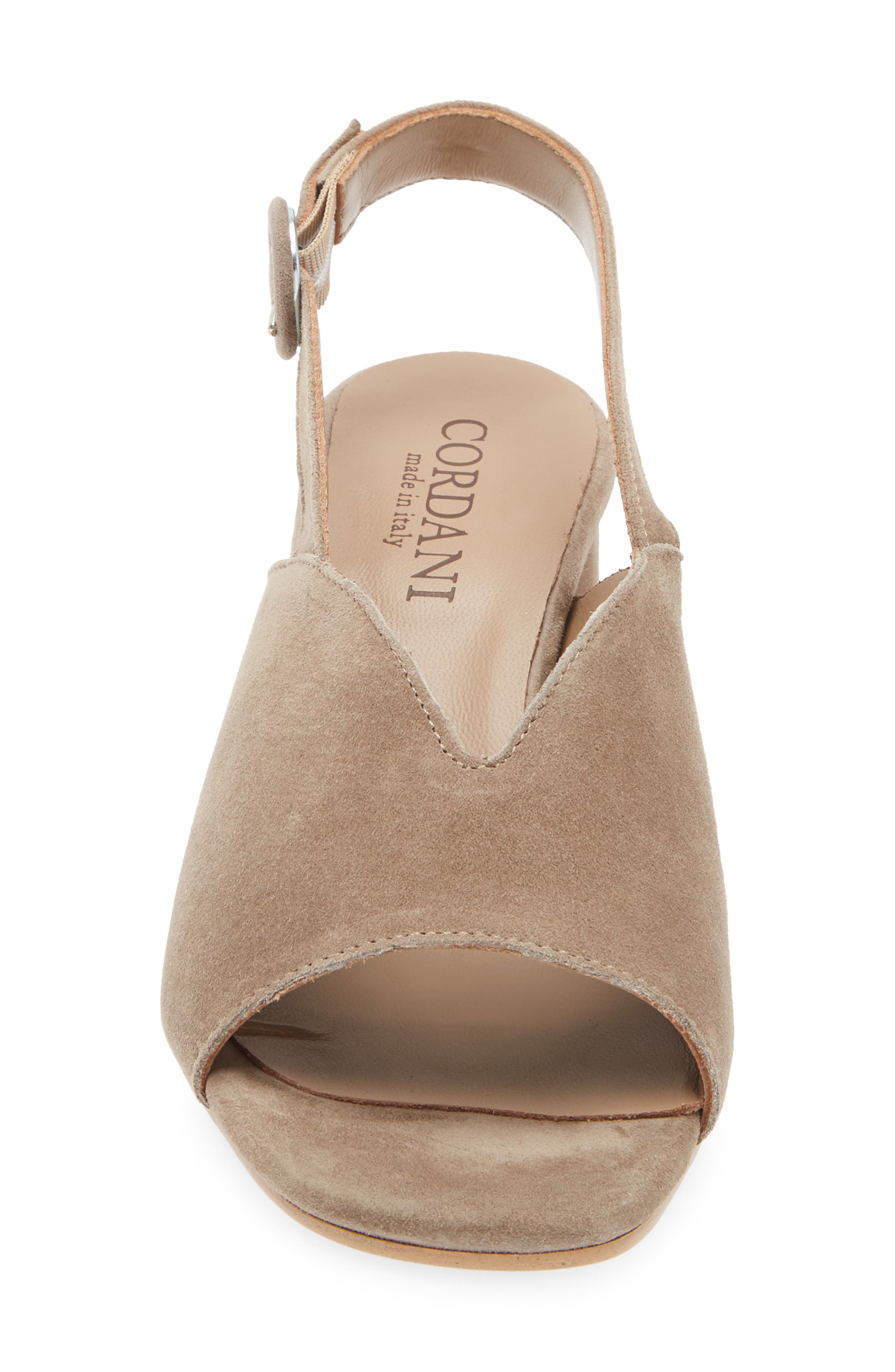 Pollette Slingback Sandal, Alternate, color, FANGO SUEDE