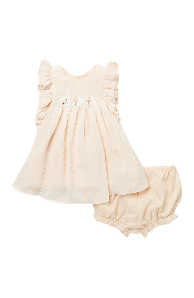 Laura Ashley Chiffon Dress & Bloomer Set, Main, color,