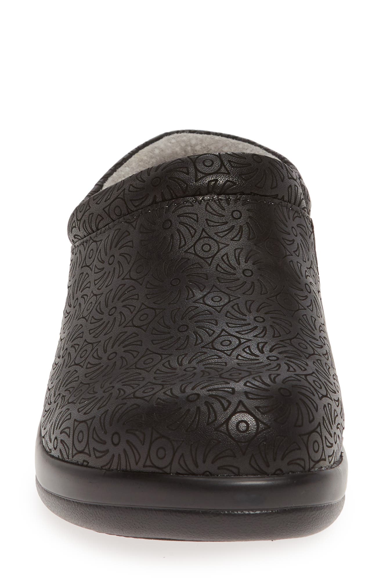 Kayla Clog, Alternate, color, BIG WHEEL LEATHER