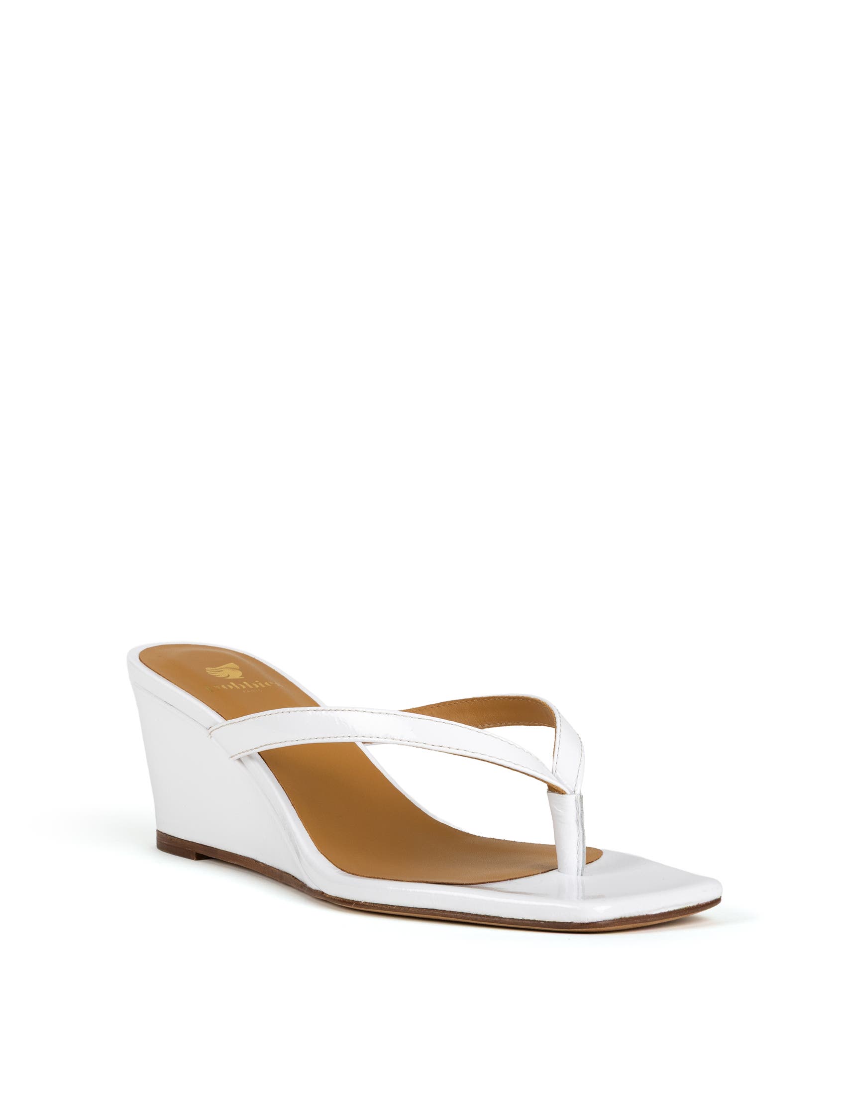 Gabrielle Heeled Sandals, Alternate, color, Vinyl White