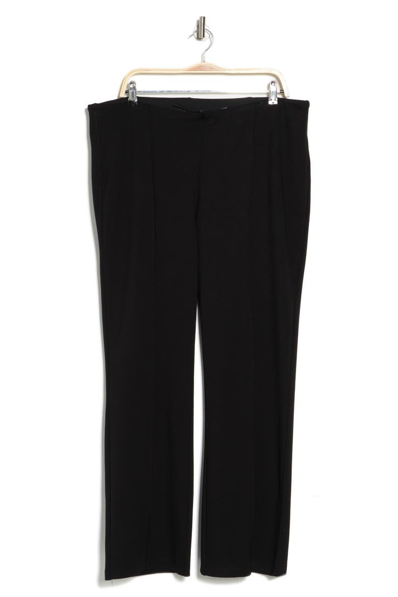 Bootcut Ponte Pants, Alternate, color, BLACK