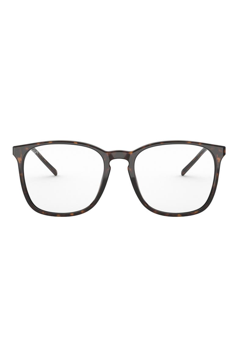 54mm Square Optical Glasses, Main, color, HAVANA