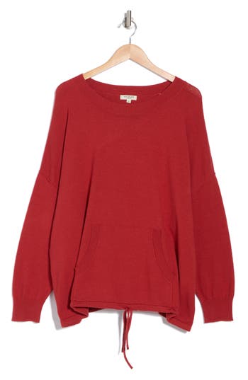 MAX STUDIO MAX STUDIO DRAWSTRING SWEATER