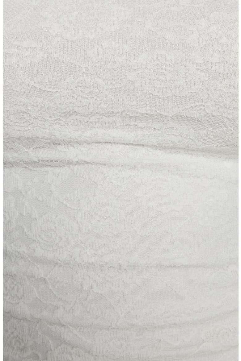 Cheirosa Lace Off the Shoulder Crop Top, Alternate, color, WHITE