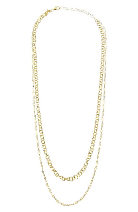 Two-Strand Layered Necklace