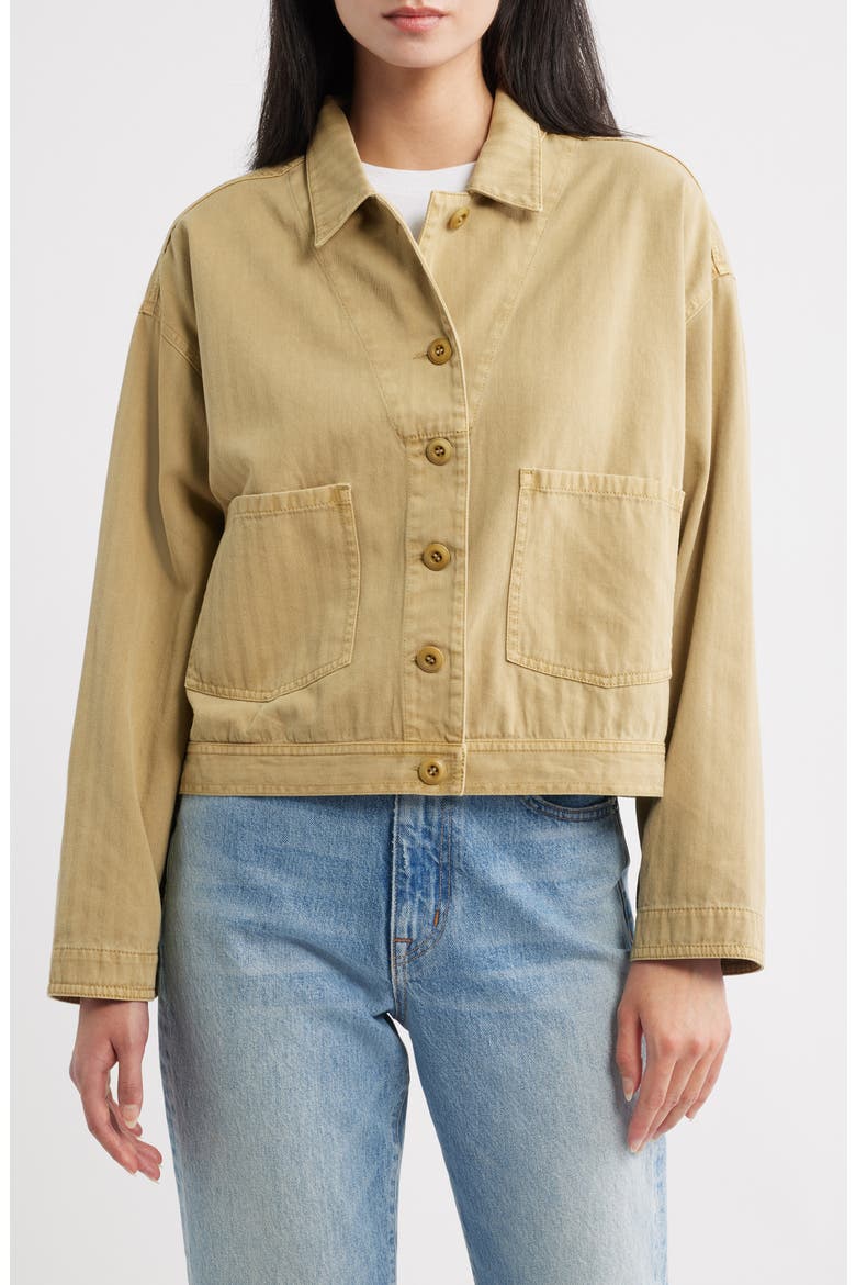 The Rancher Cotton Jacket, Alternate, color, DRIFTWOOD