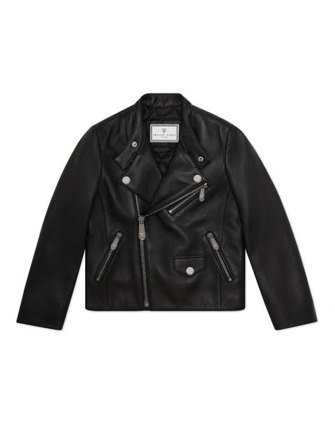 Nappa Leather Biker Jacket Boy