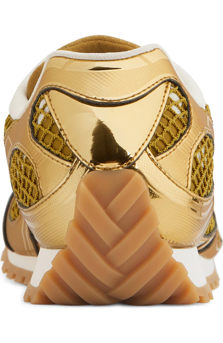 Bottega Veneta Orbit Low Top Sneaker, Alternate, color, 7043 Gold/ White