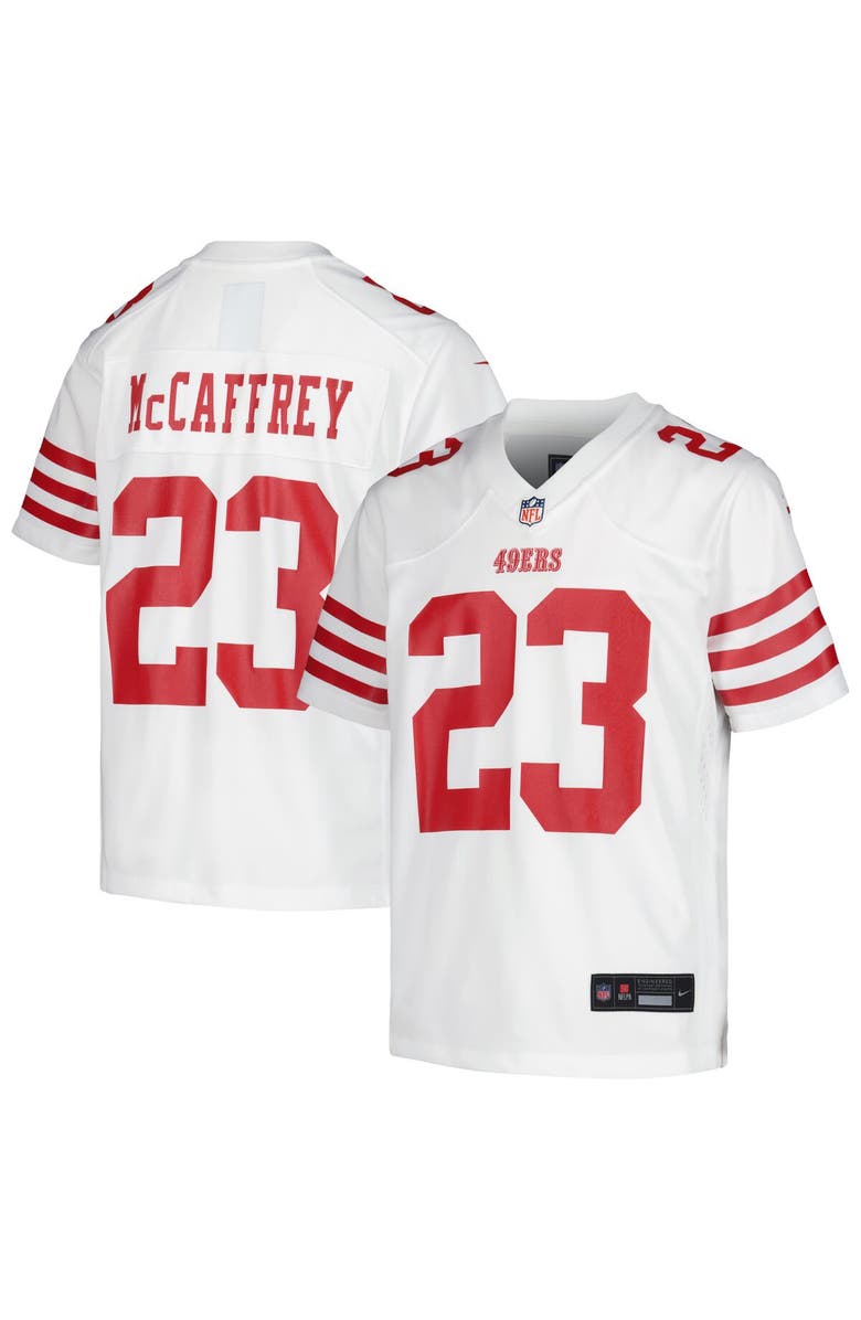 Nike Youth Nike Christian McCaffrey White San Francisco 49ers Game Jersey, Main, color,