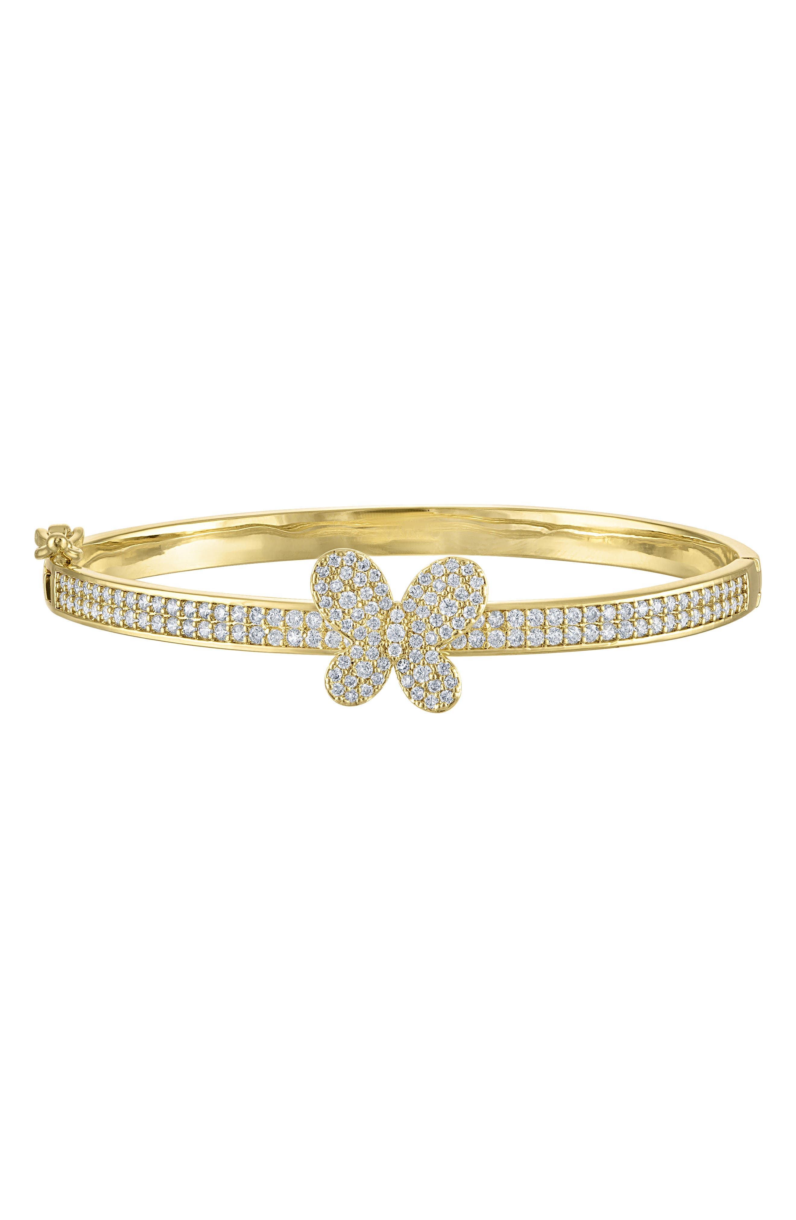 FZN Kids' Butterfly Cubic Zirconia Pavé Bracelet