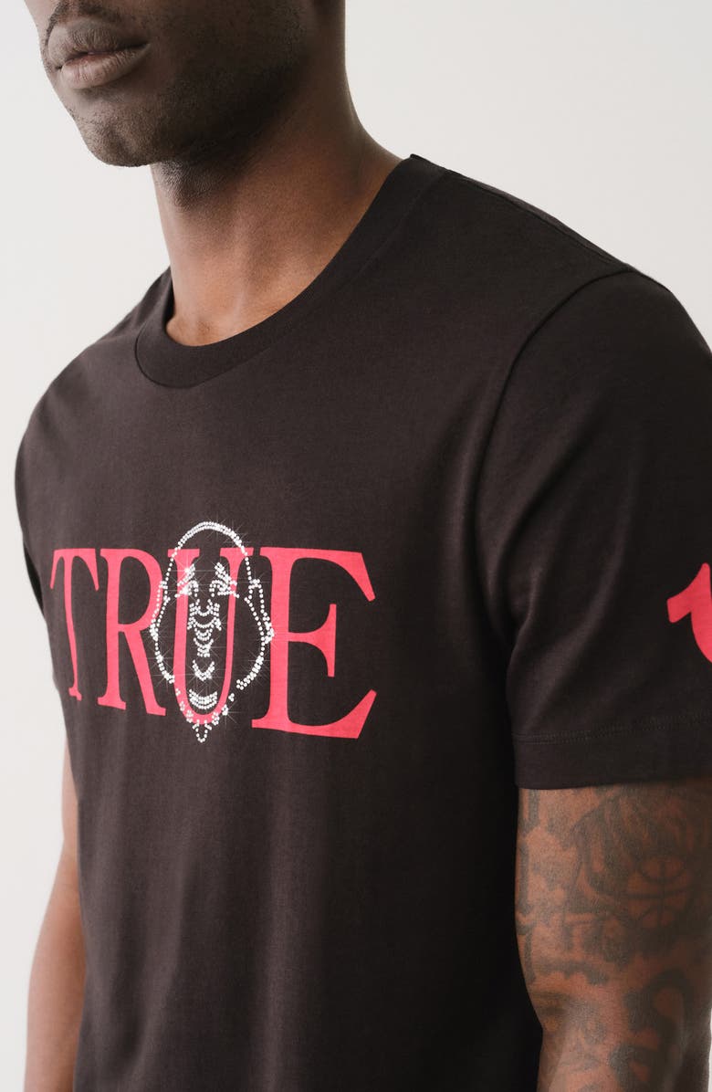 True Religion Cotton Graphic T-Shirt, Alternate, color, 