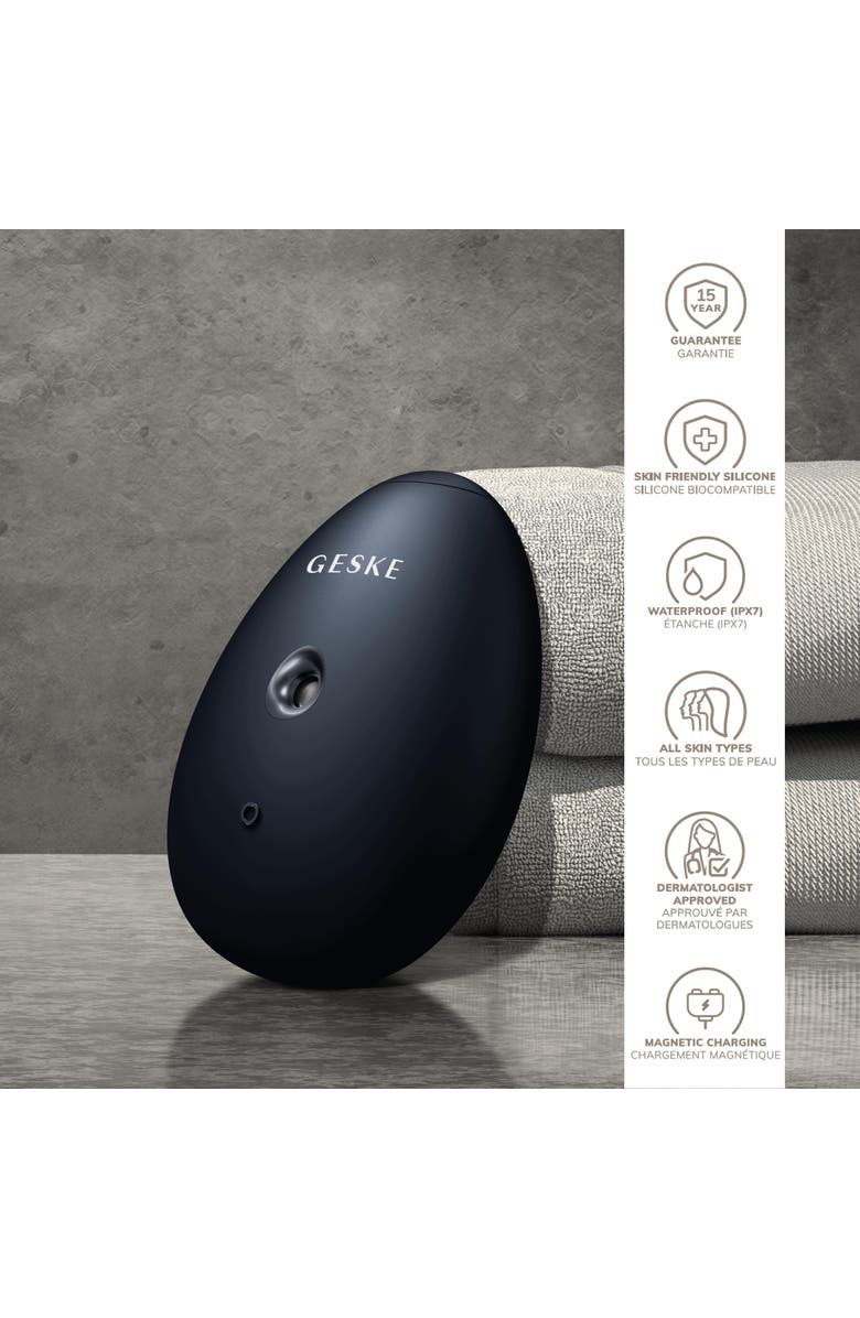 GESKE SmartAppGuided Facial Hydration Refresher | 4 in 1, Alternate, color, Black