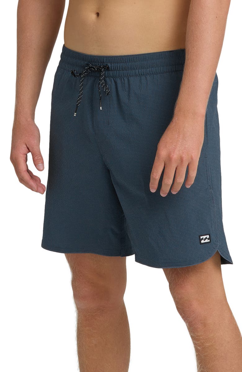 Billabong Reform Layback Swim Trunks, Alternate, color, Dark Denim