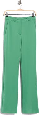Longchamp Flat Front Straight Leg Trousers