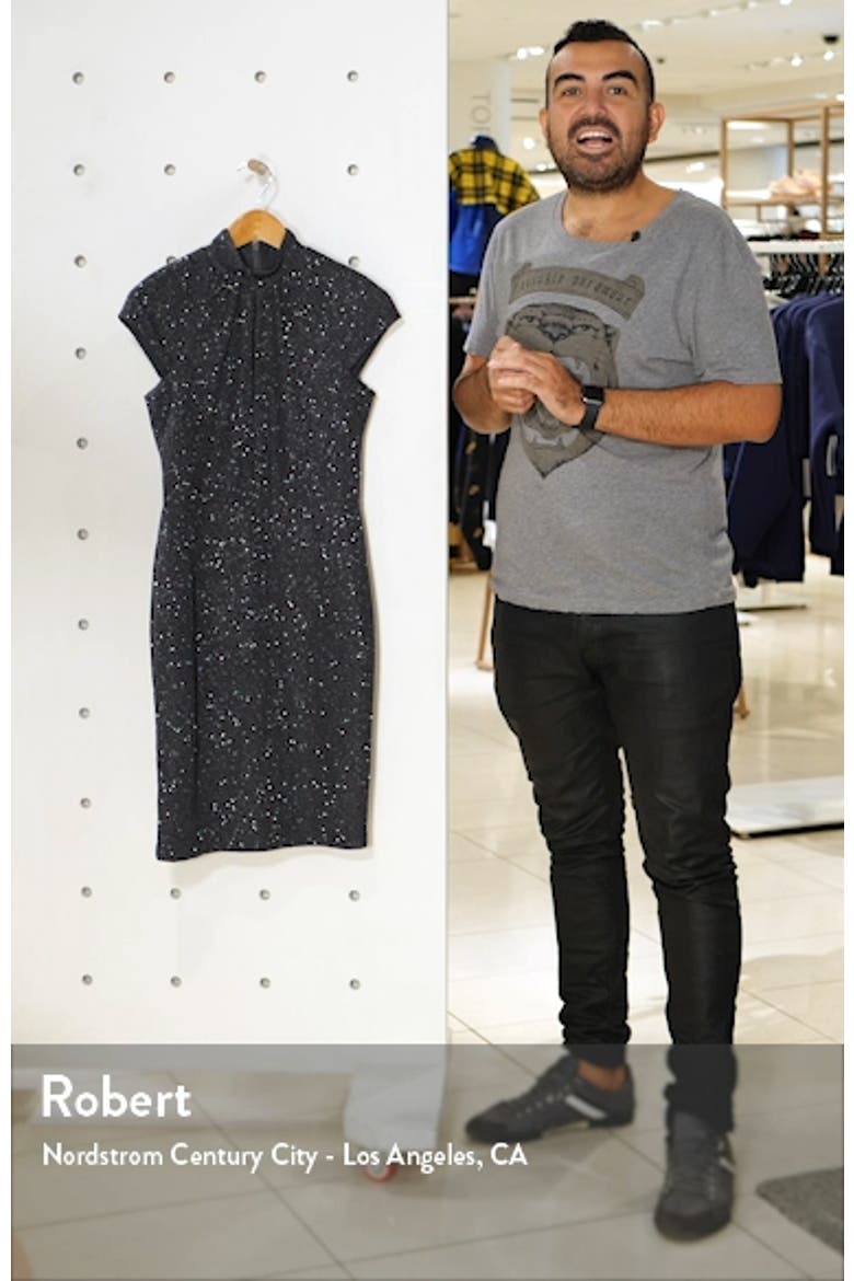 Shimmer Knit Cocktail Dress video
