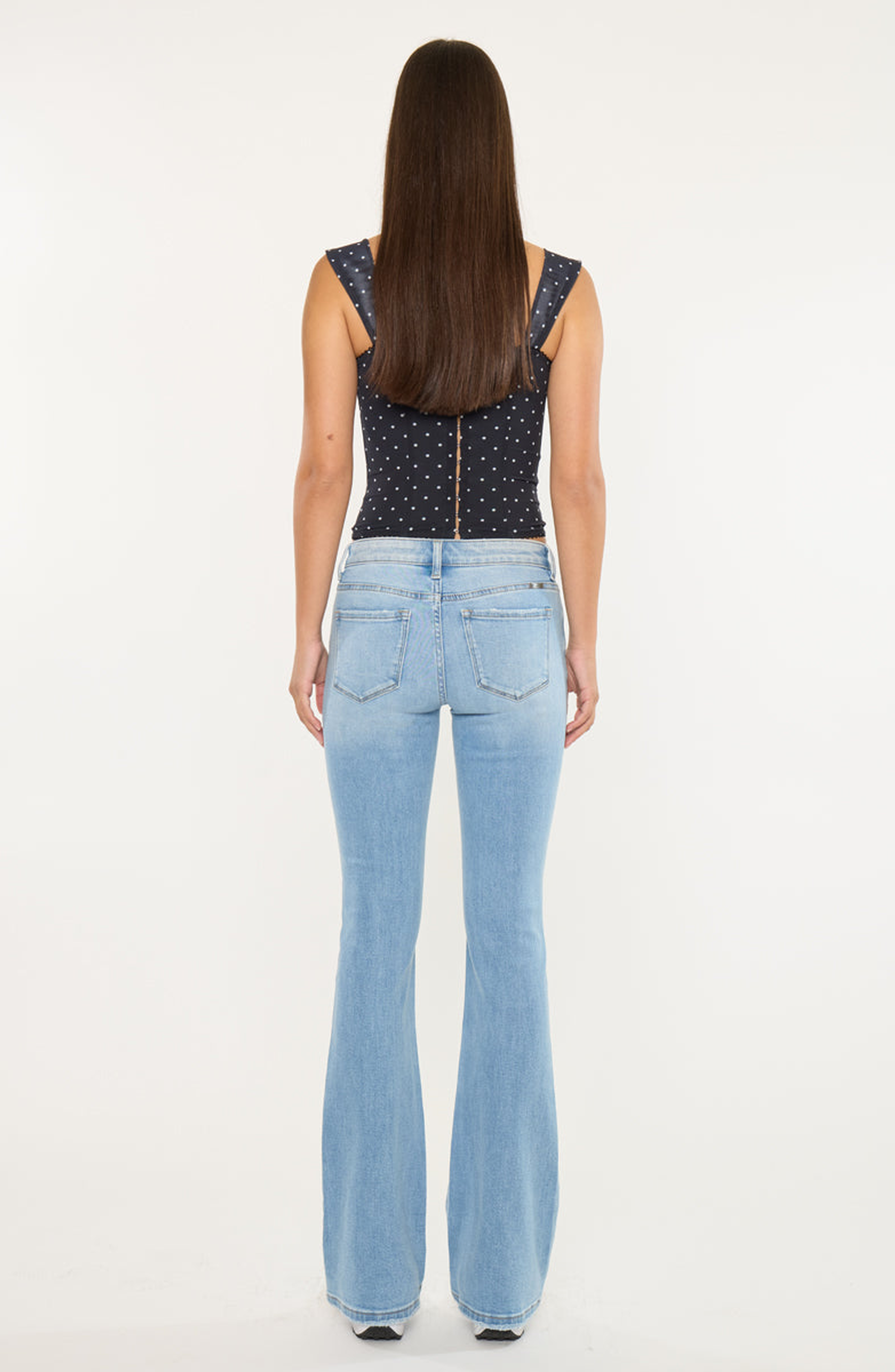 Estrella Mid Rise Flare Jeans - image 2