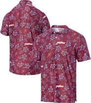 Reyn Spooner Men's Reyn Spooner Maroon Philadelphia Phillies Cooperstown Collection Performance Polo