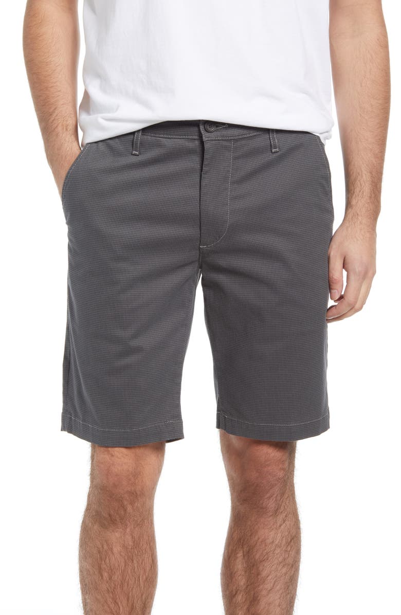 AG Griffin Geo Print Flat Front Shorts, Main, color, 