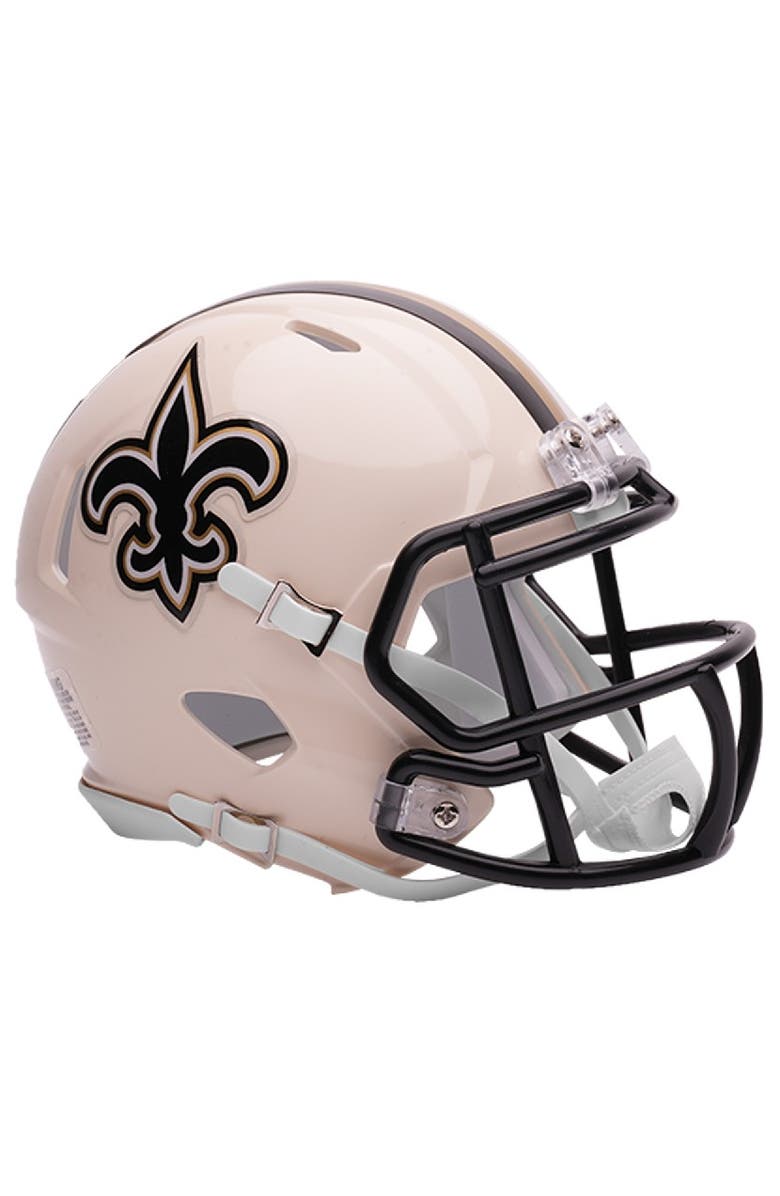 RIDDELL New Orleans Saints Riddell Retro Collection NFL Mini Helmet, Main, color, Multi-Color