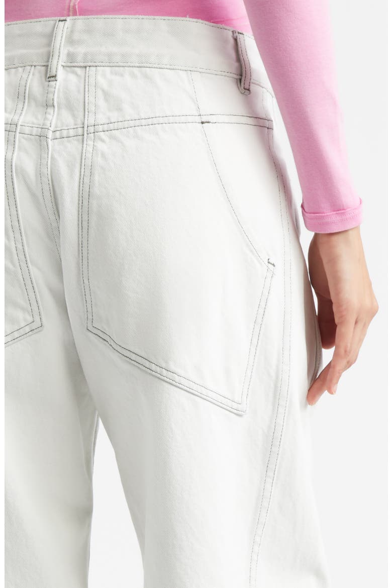 Bend Twisted Seam Jeans, Alternate, color, CHALK