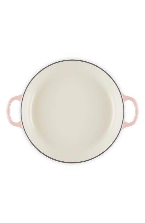 Le Creuset Enameled Cast Signature 2.25 Qt. Petal Braiser In Peche