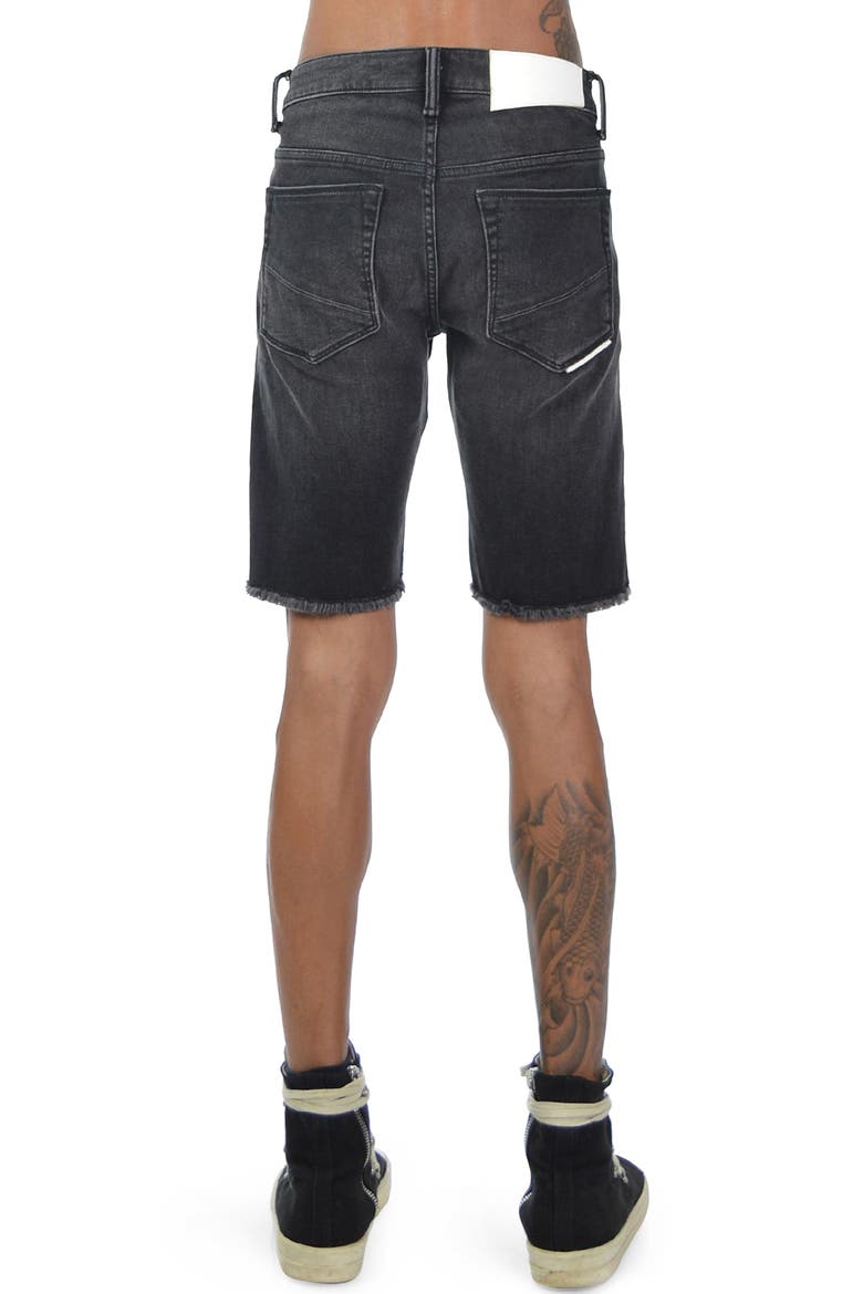 Mero Rocker Slim Stretch Shorts, Alternate, color, BLACK