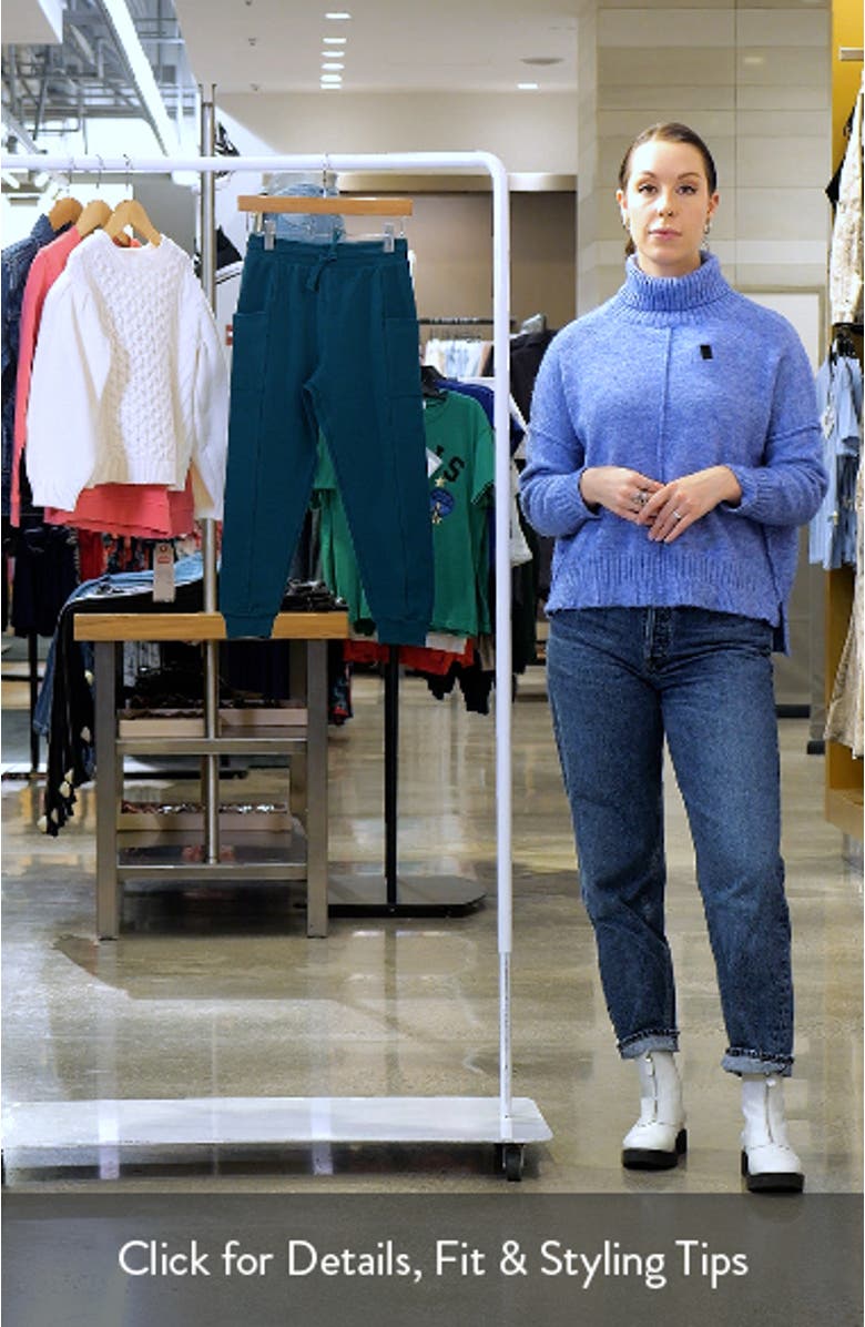 Kids' Spruced Up Ottoman Rib Organic Cotton Joggers, sales video thumbnail