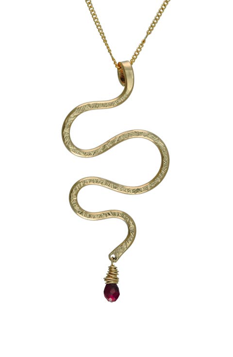 Serpent Ruby Necklace
