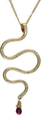ALBISIA Serpent Ruby Necklace