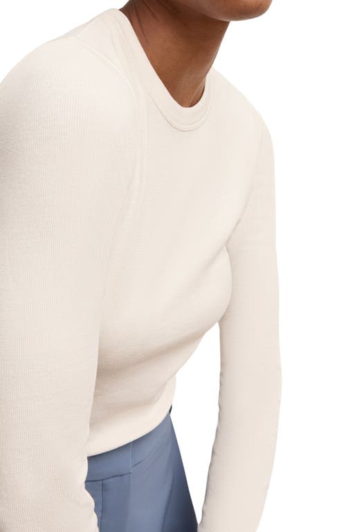 M.m.lafleur Malley Fitted Tee In Neutral