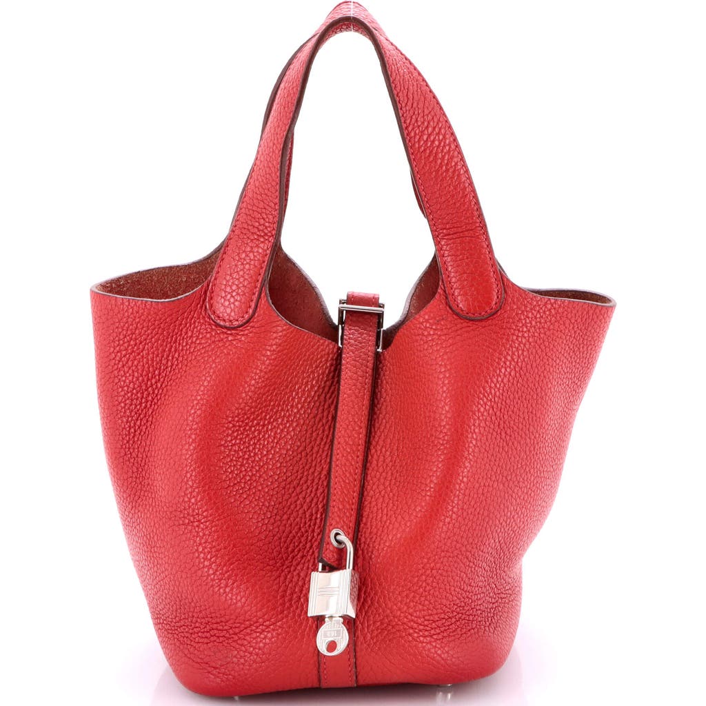 Pre-owned Hermes Hermes Picotin Lock Bag Clemence Pm