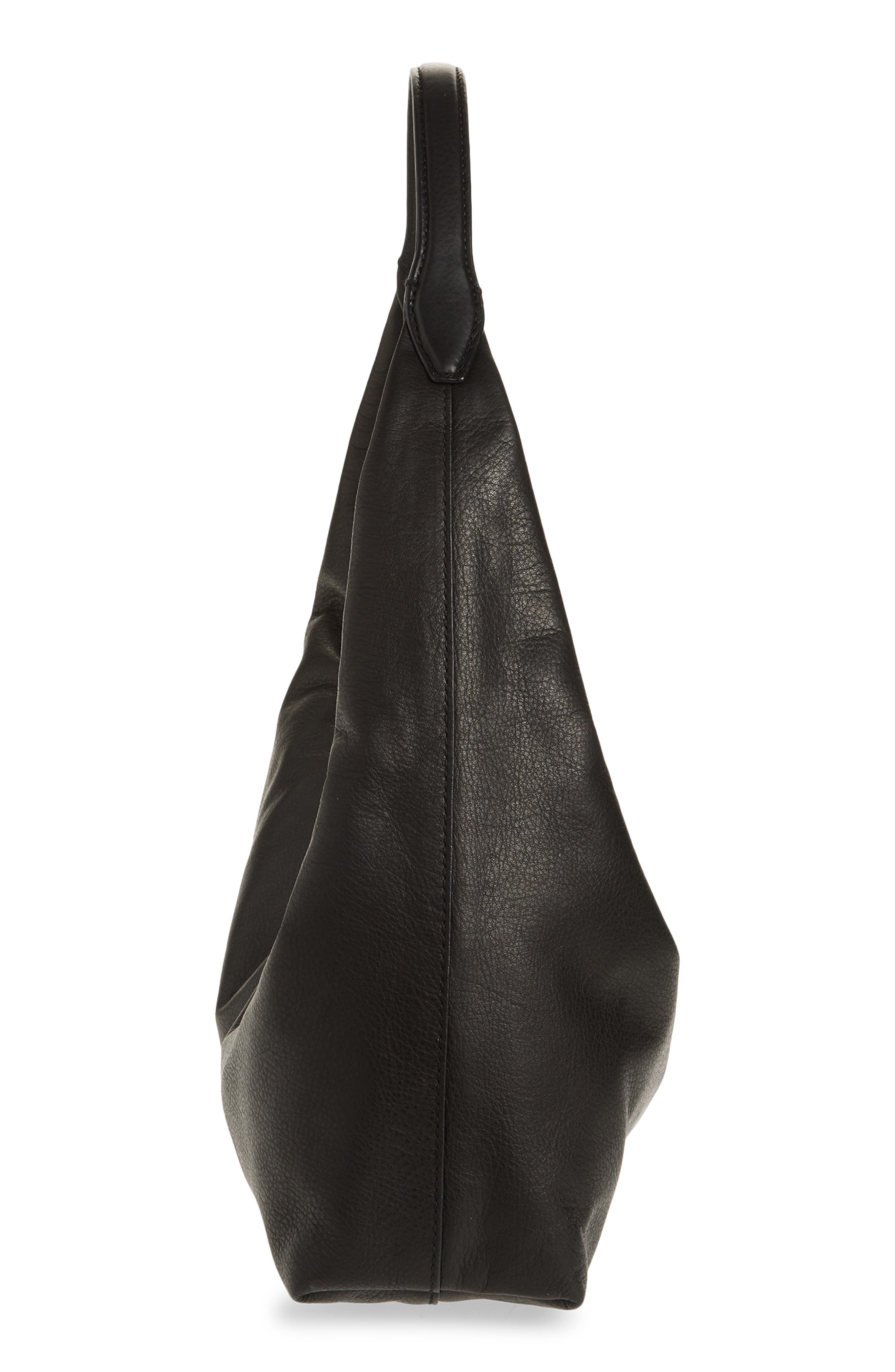 Madewell The Mylie Shoulder Bag, Alternate, color, True Black