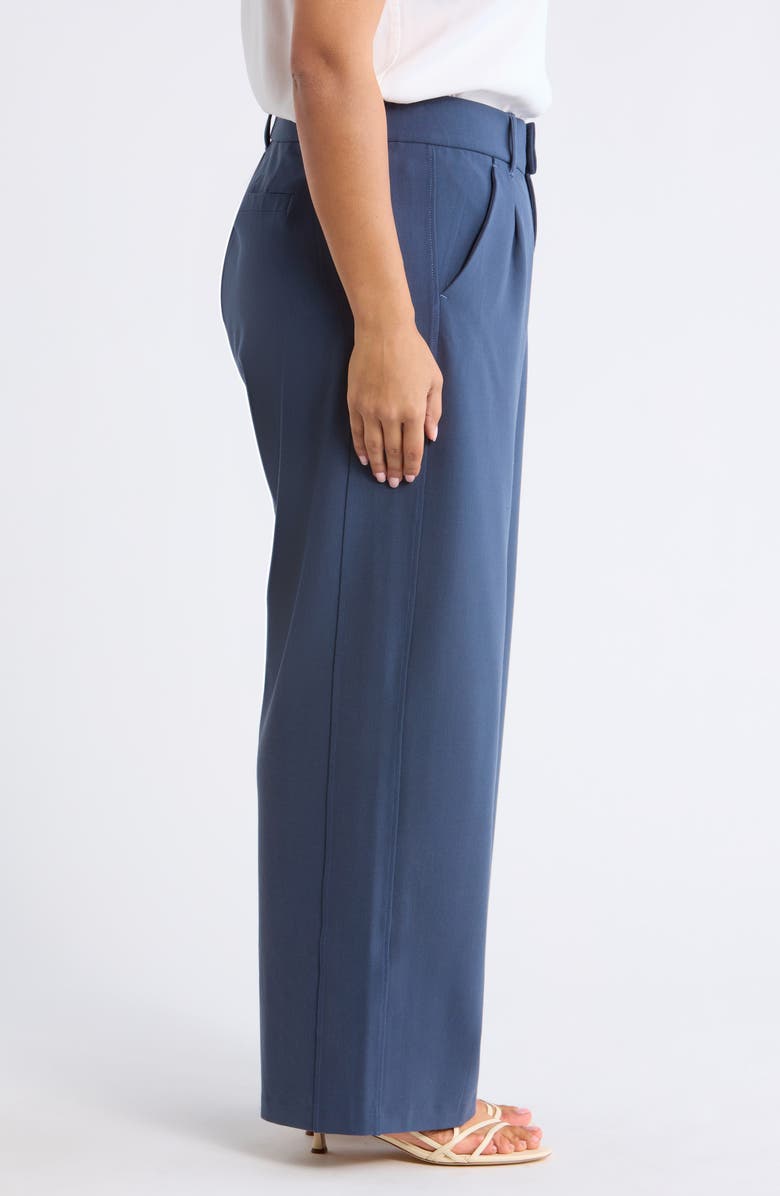 Wit & Wisdom Skyrise High Rise Extended Tab Pants, Alternate, color, Orion Blue