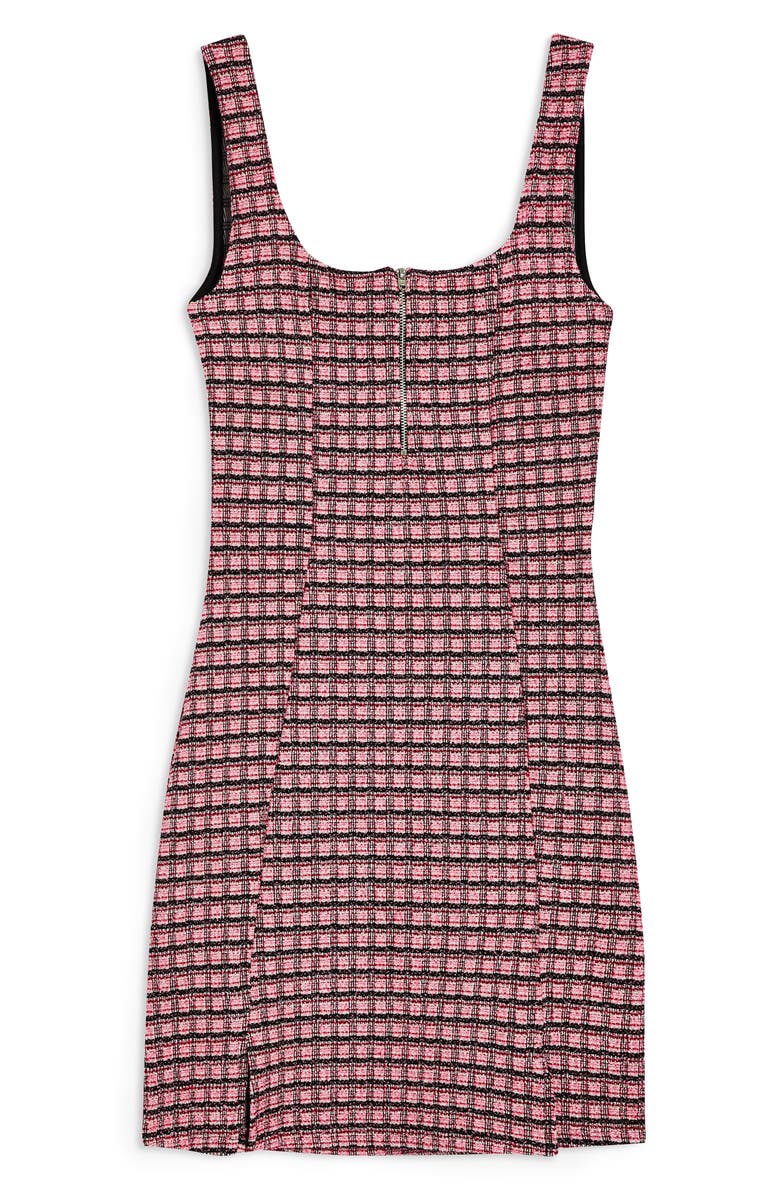 Topshop Mini Check Pinafore Dress, Alternate, color,