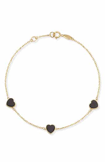Ember Fine Jewelry Heart Station Bracelet