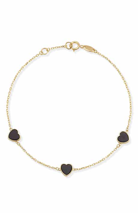 Ember Fine Jewelry Heart Station Bracelet