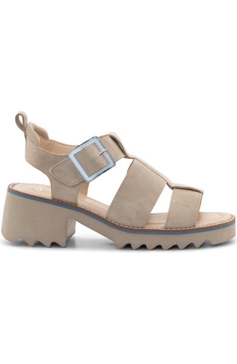 ara Palm Sandal, Alternate, color, Sand Kid Suede