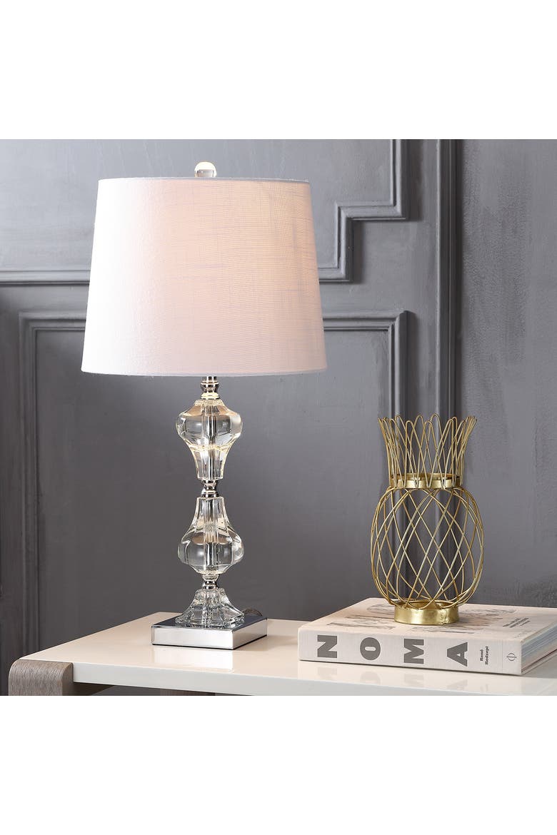 Chloe Crystal LED Table Lamp, Alternate, color, Clear