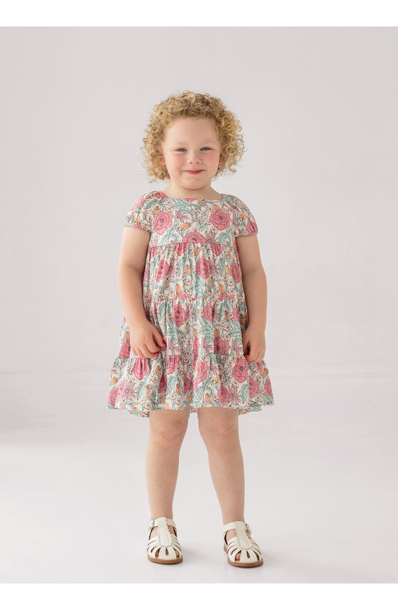 Mabel + Honey April Cap Sleeve Dress, Alternate, color, Pink