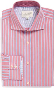 Ted Baker London 'Maccy' Trim Fit Stripe Dress Shirt